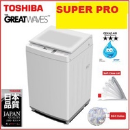 (2022 NEW MODEL)TOSHIBA 9KG FULLY AUTO TOP LOAD AW-J1000FM/AWJ1000FM WASHING MACHINE WASHER MESIN BA