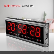 Simple Electronic Clock Large Rectangular Thai Clock Perpetual Calendar New Style 2368led Modern Wal