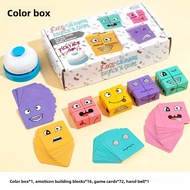 Cube Emoji Magic Change Building Block Rubik Face Changing Rubik Cube Smile Magic Block Kids Play Be