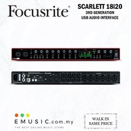 Focusrite Scarlett 18i20 3rd Gen USB Audio Interface