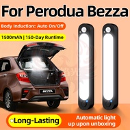 For Perodua Bezza Car Trunk Light Reading Light Interior Light Motion Sensor LED ambient Lamp Magnet