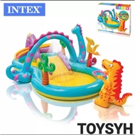 SYH INTEX 57135NP Aquarium Play Center Pool With Slide Kids Dinosaur Inflatable Large Water Swimming