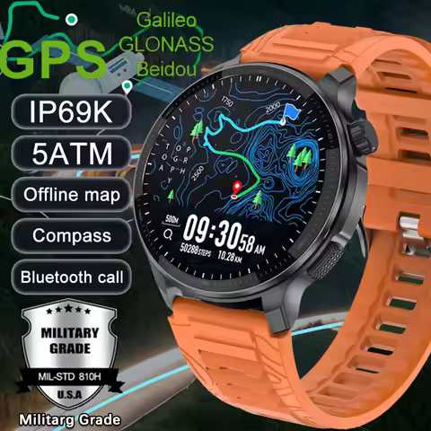 2025 New GPS DT G6 Smartwatch AMOLED AI Chat Robot Bluetooth Network Call Clock Compass 5ATM Smart W