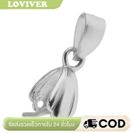 925 Sterling Silver Pinch Clip Clasp Bail Clasps Pendant