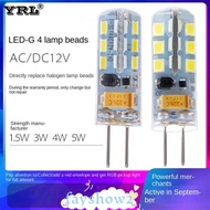 FAYSHOWS G4 LED Light, 12V Lighting Crystal light bulb,  G4 Warm Cold White Replacement Dimmable bul
