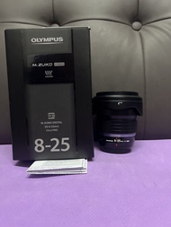 完美無瑕 全套有盒 香港行貨 Olympus OM System 8-25 8-25mm F4 Pro Panasonic M43 Mount