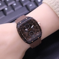 Jam Tangan Fossil Original Water Resistant Jam Tangan Wanita Fossil Tali Rubber Tanggal Aktif Model 