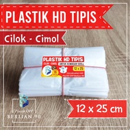 Plastik Hd Tipis 12x25 Buram Tahan Panas Anti Panas 1 Pack 5 Ikat Plastik Cilok Cimol Baso Sioamay B