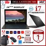 Laptop i7 | Dell Latitude 7480 7420 7390 e7470 5450 3300 | 16GB RAM 512GB SSD | Win11 | 1 Year Warra