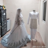 gaun walimah gaun pengantin muslimah syar'i gaun walimah gaun akad