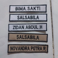 Custom Embroidered Name Bet Uniform | Size 1.8x8.5 cm | Model 16 Retail