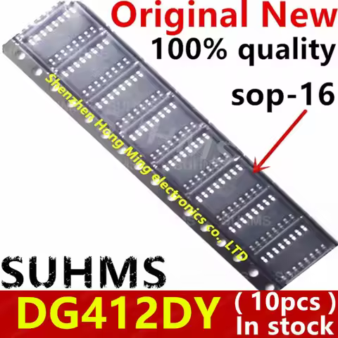 (10piece)100% New DG412DY DG412 DG412DYZ sop-16 Chipset