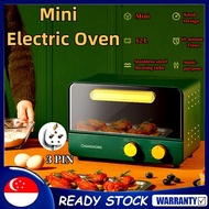 SG [READY STOCK] 12L Mini Electric Oven Smart Household Visual Steam Oven Toaster Household Toaster Oven For Baking