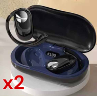 หูฟังบลูทูธ OWS แบบเกี่ยวหู หูฟังเอียบัดไร้สายตะขอเกี่ยวหู หูฟังบลูทูธไร้สาย TWS หมุนได้ 180° หูฟังต