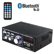 SUNBUCK Amplificador HIFI 2 CH Audio Power Amplifier 12 / 220V Home Theater Amplifier Support Audio 