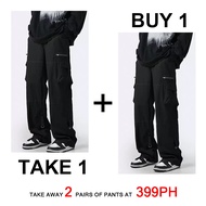 CHICGENT Cargo Pants For Men Black Pants For Men Baggy