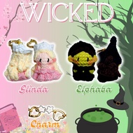 Wicked crochet keychain mini doll | Zue.studio