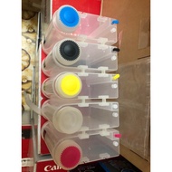 Canon ix6770/canon ix6870 ink refill set, 500ml large bottle with chip