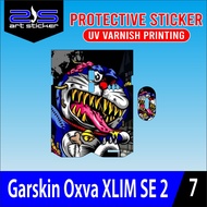 Skin Stiker Garskin Oxva Xlim SE 2 Wolf UV Varnish Printing Vinil Hologram