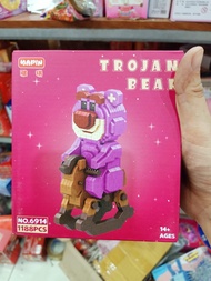 Lego Gấu Bearbrick Đồ Chơi Lego Ghép Hình Nhân Vật Hoạt Hình dễ thương