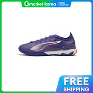 PUMA | รองเทาฟตบอลผชาย Puma รน Ultra 5 Match TT สมวง สวมใสสบาย นำหนกเบา เหมาะสำหรบฟตซอลและฟตบอล