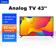 Expose ทีวี 32 นิ้ว สมาร์ททีวี 4K WiFi HDR+ Android 12.0 ทีวี 43 นิ้ว ทีวี 50 นิ้ว Smart TV โทรทัศน์ HDMI/VGA/DP รับประกัน 3 ปี