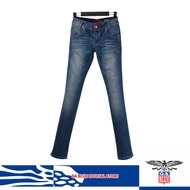 GA Blue 901 Women's Low Rise Straight Jeans - 2002