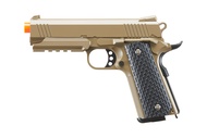 GoldenBall 250 FPS Durable Airsoft M1911 Spring Airsoft Metal/Steel Slide Pistol -DARK EARTH