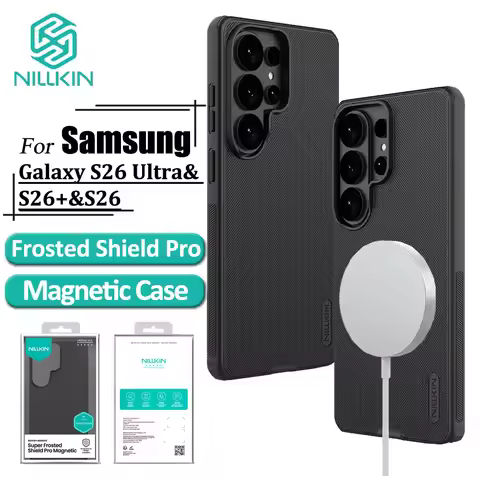 Nillkin Frosted Shield Pro Magnetic Case For Galaxy S26 Ultra S25 Edge S24 FE Plus S23 A17 A56 A36 A