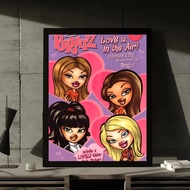 D4YK 1PC B-Bratz Doll Classic Vintage Poster Poster Paper Print Home Living Room Bedroom Entrance Ba