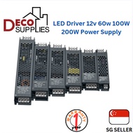 LED Driver 12v 60w 100W 200W Power Supply