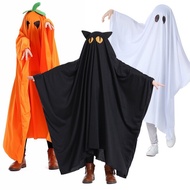 Unisex Children's Ghost Pumpkin Black Cat Cloak Costume Holy Festival Ghost Festival Parent-Chi