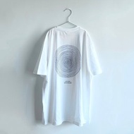 big silhouette T-shirt / white / unisex / Baum