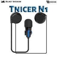 Tnicer N1 Bluetooth 5.3 Wireless Motorcycle Helmet Headset