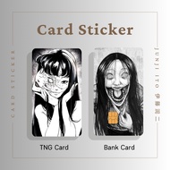 JUNJI ITO CARD STICKER - TNG CARD / NFC CARD / ATM CARD / ACCESS CARD / TOUCH N GO CARD / WATSON CARD
