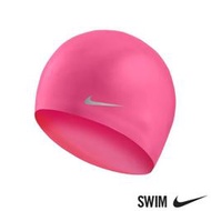 NIKE SWIM SOLID SILICONE CAP 兒童少年用矽膠泳帽 (TESS0106-678)粉紅