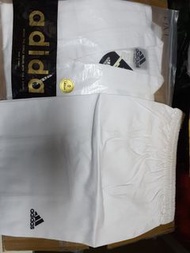 100% new Adidas taekwondo white uniform size 140cm跆拳道服
