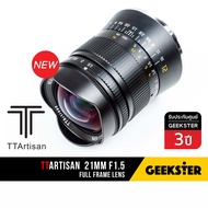 TTArtisan 21mm f1.5 Fullframe Ultra Wide ( 21 mm f 1.5 ฟูลเฟรม / FE / EOS R / NIKON Z / L MOUNT เลนส์มือหมุน กว้าง เลนส์ ไวด์ เลนส์ละลาย Sony / Canon / EOSR RF RP / NIKONZ / TL / SL / TTartisans NZ 7Artisans )