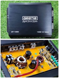 คลาสดี ขับซับ GRATIA รุ่น GT-1000 กำลังขับ1000w ขับซับ10“ได้2ดอก เครื่องขยายเสียง เพาเวอร์แอมป์ Clas