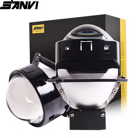SANVI 3.0 Bi LED Lenses for Headlights Ice Lense Auto LED Projector Headlight Hella G5 3R Projector 
