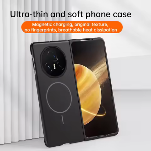 Slim Skin Matte for Magsafe Magnetic Case for Honor Magic V6 V5 MagicV3 5G Wireless Charging Hard Ba