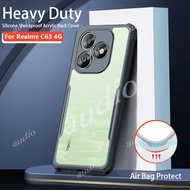 For Realme C63 C61 NFC 4G 2024 Anti Drop Transparent Armor Acrylic Shockproof Camera Lens Protect Co
