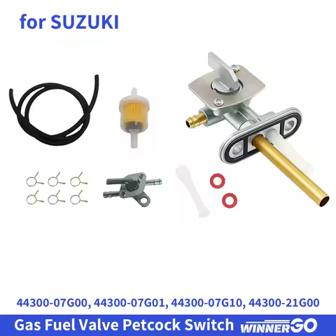 Fuel Petcock Valve for Suzuki Quadsport 80 LT80 Z250 Z400 LTZ250 LTZ400 King Quad 300 LTF300 LTF4WDX