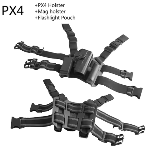 G17 G19 PX4 Tactical Holster Mag Carrier Leg Holster Platform Paddle CQC series gun holster Thigh Co