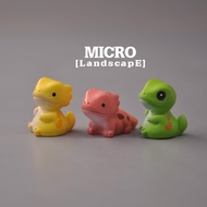 Boredom Gecko Lizard Reptiles Cute Animal Model Micro Landscape DIY Scene Accessories