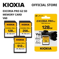 KIOXIA EXCERIA PRO G2 SD Memory Card V60 - 128GB 256GB 512GB