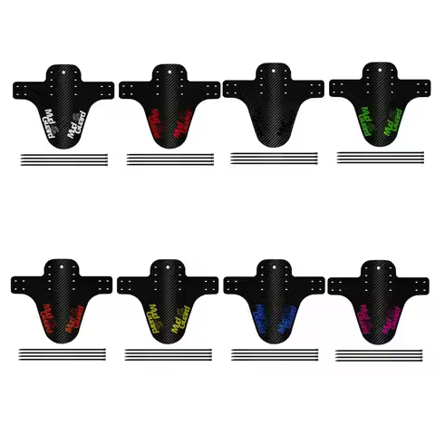 Bicycle Fenders 8 Colorful Front/Rear Tire Wheel Fenders Carbon Fiber Mudguard MTB Mountain Bike Roa