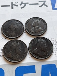 香港一仙（維多利亞女王1901年、愛德華七世1902年及1904年、喬治五世1919年）四個一套$200