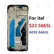LCD Front frame for itel S23 S665L A05S A663L