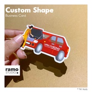50pcs Custom Shape custom design Business Card Name Card Loyalty card (260gsm Artcard)